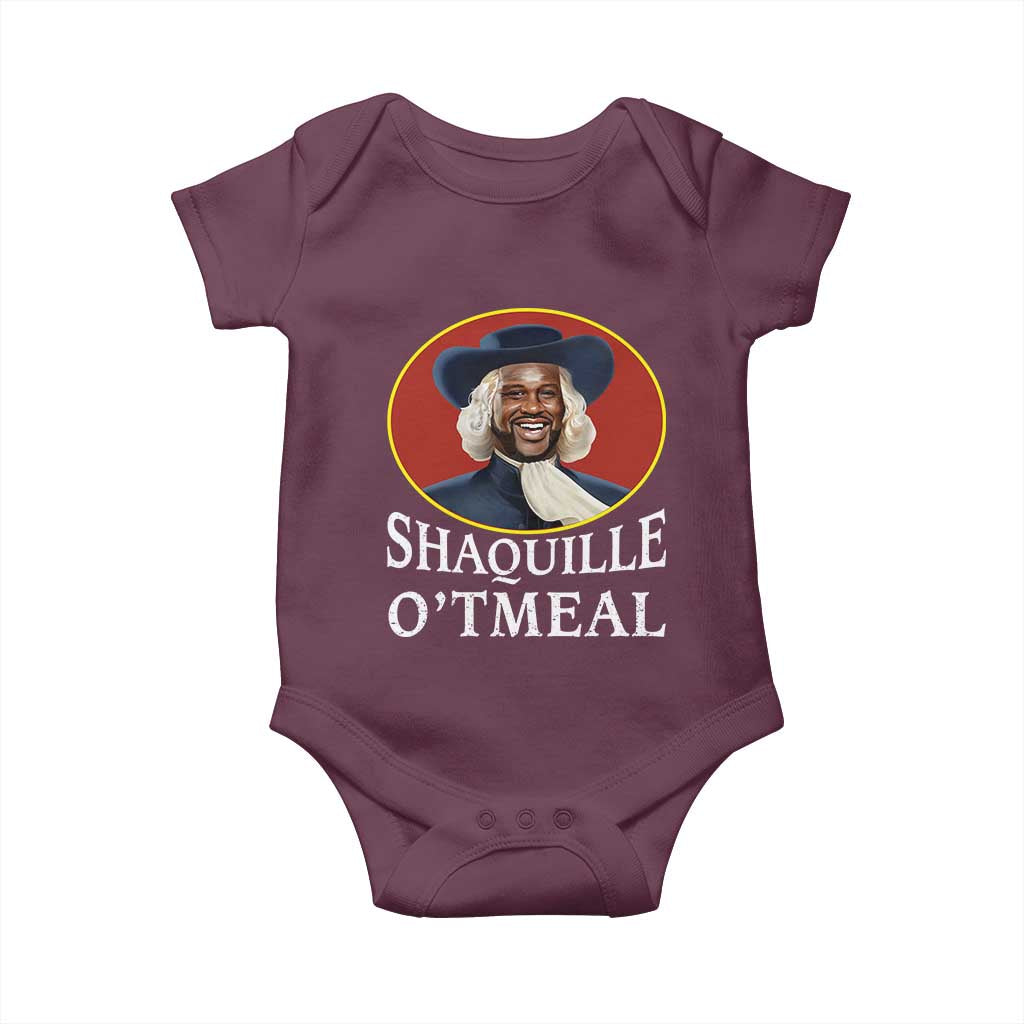 Funny Shaquille Oatmeal Baby Onesie Shaq O'neal Meme Cereal Parody