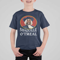 Funny Shaquille Oatmeal T Shirt For Kid Shaq O'neal Meme Cereal Parody