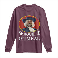 Funny Shaquille Oatmeal Long Sleeve Shirt Shaq O'neal Meme Cereal Parody