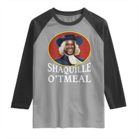 Funny Shaquille Oatmeal Raglan Shirt Shaq O'neal Meme Cereal Parody