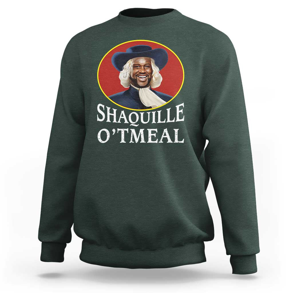 Funny Shaquille Oatmeal Sweatshirt Shaq O'neal Meme Cereal Parody