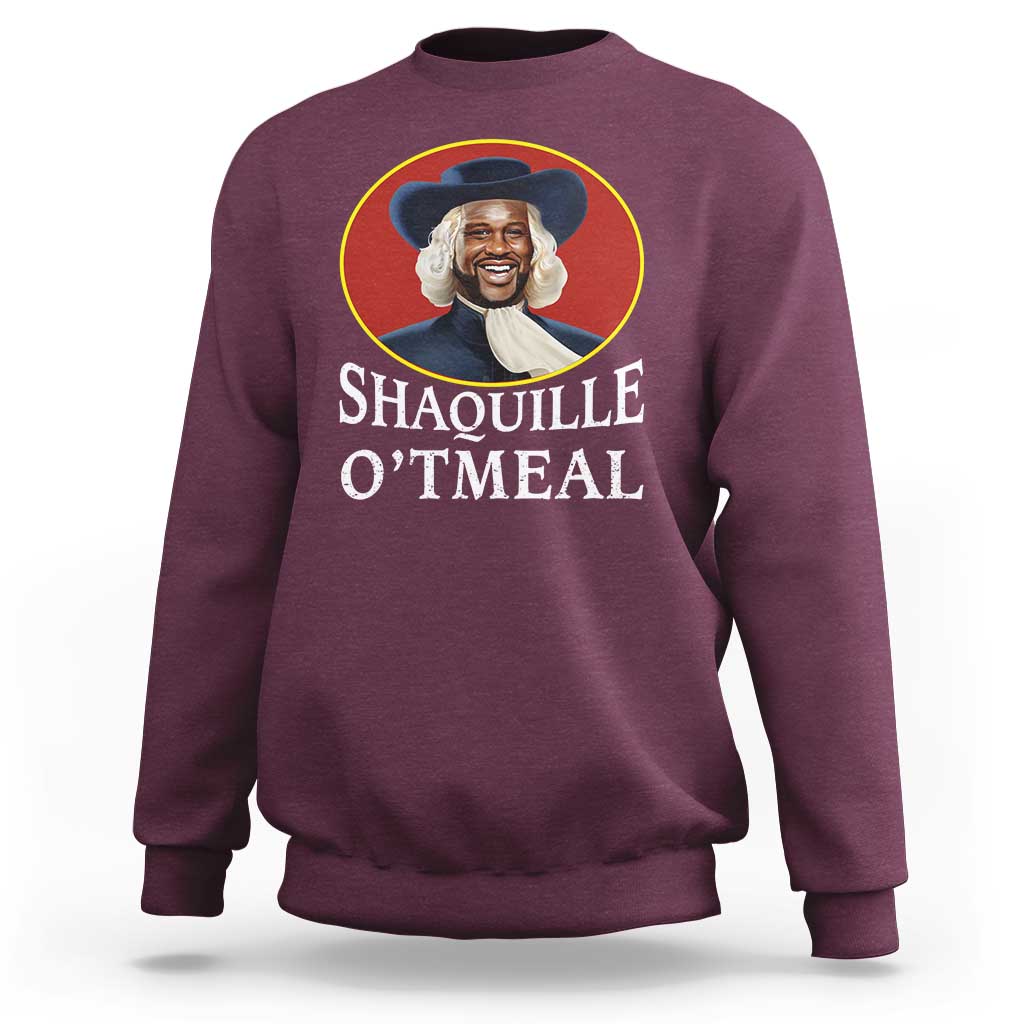 Funny Shaquille Oatmeal Sweatshirt Shaq O'neal Meme Cereal Parody