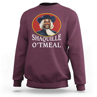 Funny Shaquille Oatmeal Sweatshirt Shaq O'neal Meme Cereal Parody