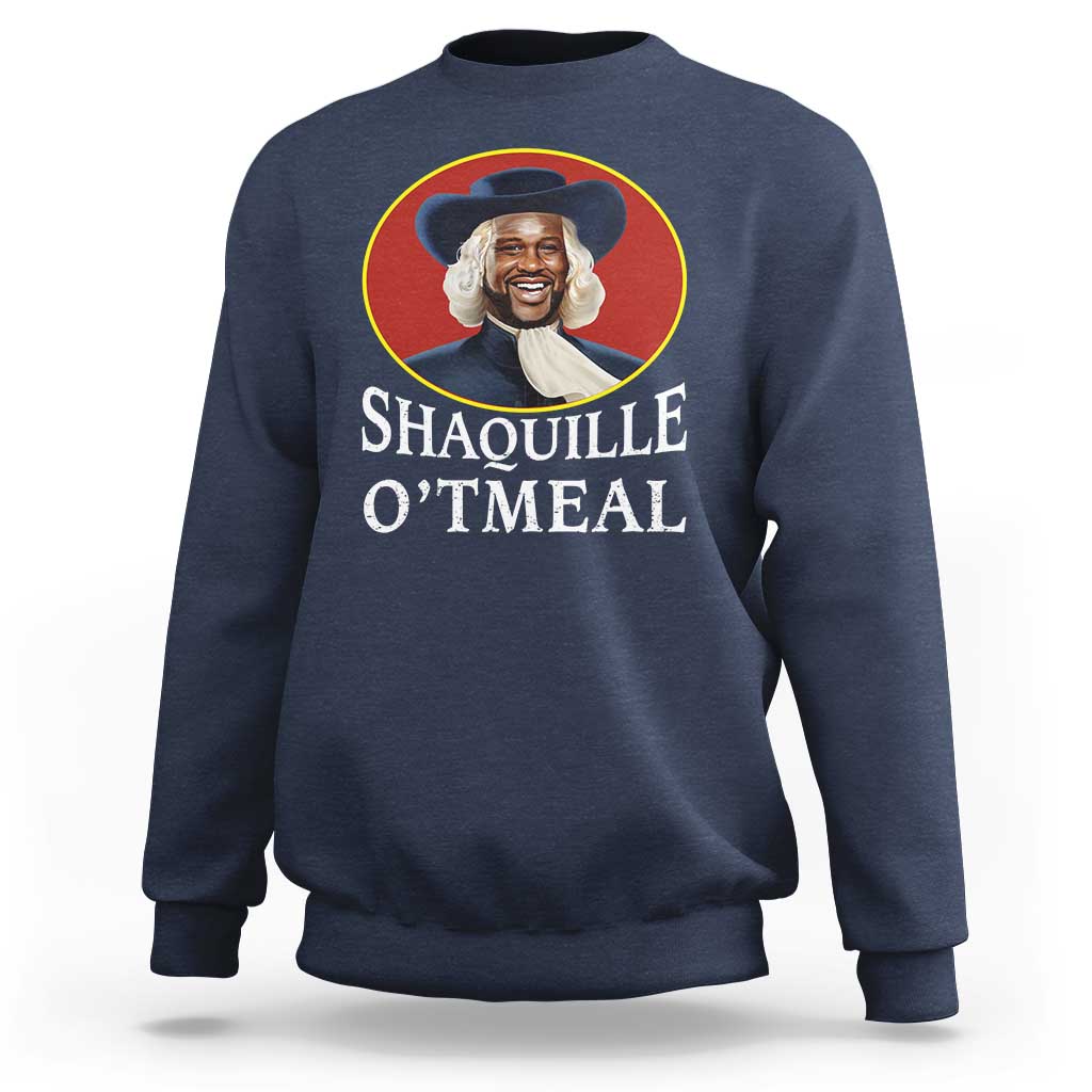 Funny Shaquille Oatmeal Sweatshirt Shaq O'neal Meme Cereal Parody