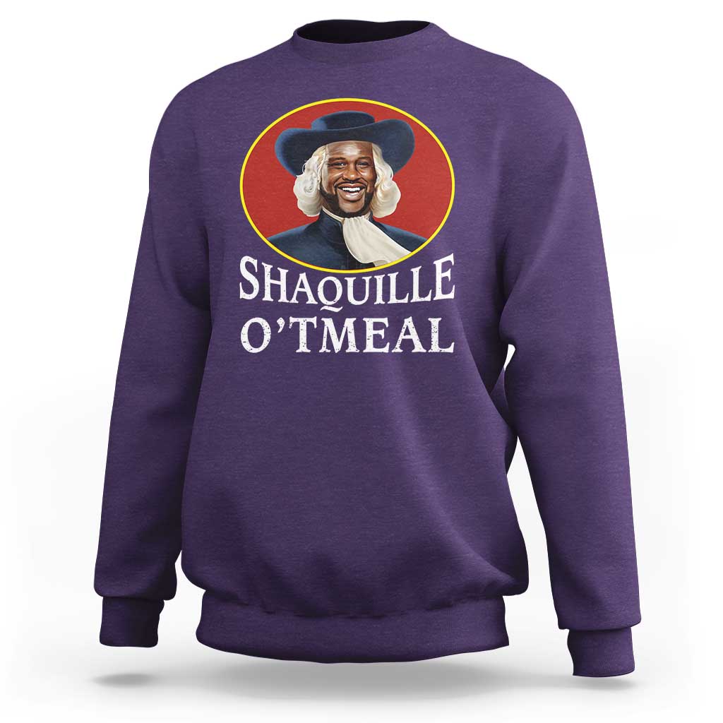Funny Shaquille Oatmeal Sweatshirt Shaq O'neal Meme Cereal Parody
