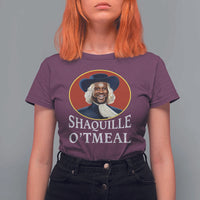 Funny Shaquille Oatmeal T Shirt For Women Shaq O'neal Meme Cereal Parody