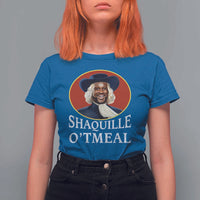 Funny Shaquille Oatmeal T Shirt For Women Shaq O'neal Meme Cereal Parody