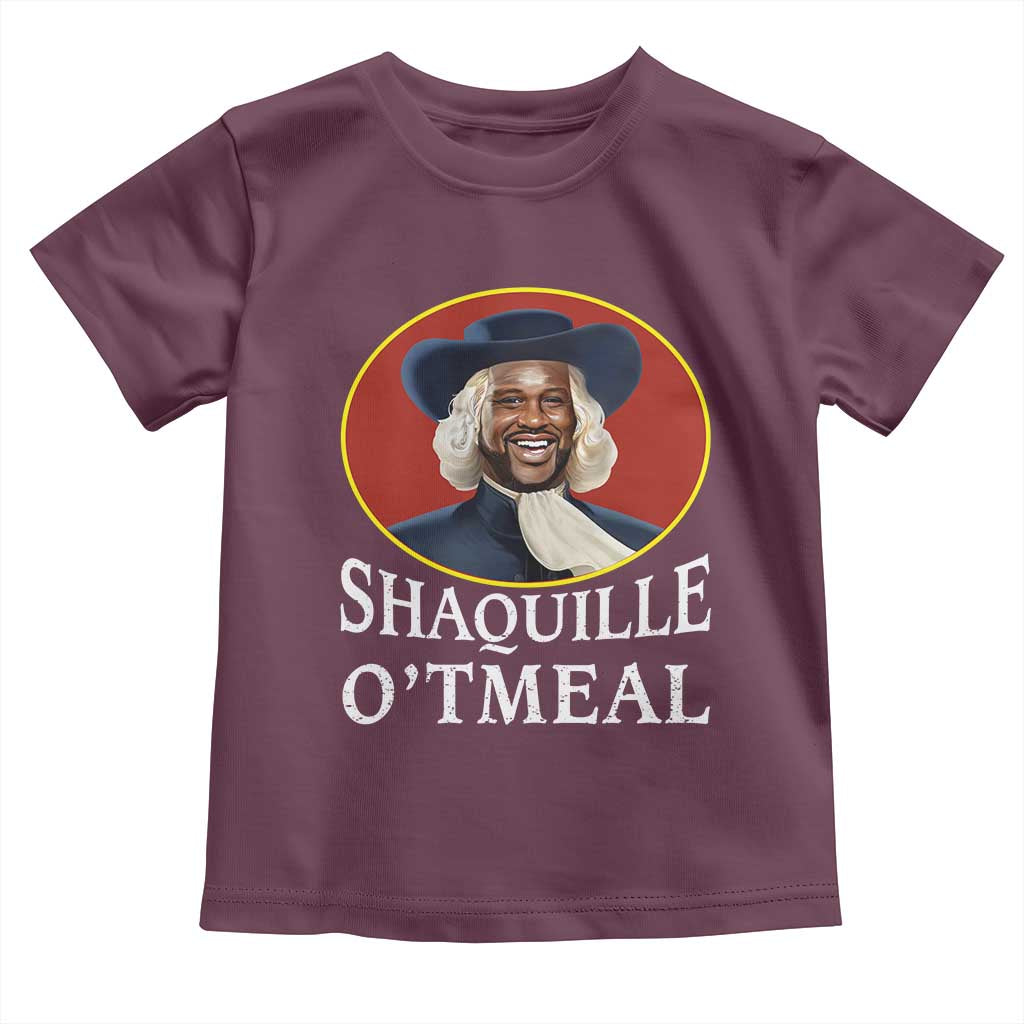 Funny Shaquille Oatmeal Toddler T Shirt Shaq O'neal Meme Cereal Parody