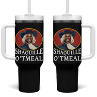 Funny Shaquille Oatmeal Tumbler With Handle Shaq O'neal Meme Cereal Parody