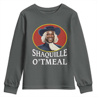Funny Shaquille Oatmeal Youth Sweatshirt Shaq O'neal Meme Cereal Parody