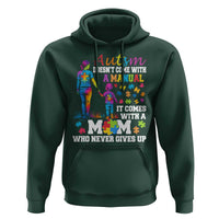 Autism Mom Hoodie Who Never Gives Up Family Support Autistic