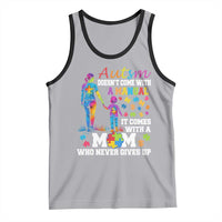 Autism Mom Tank Top Who Never Gives Up Family Support Autistic