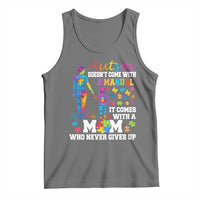 Autism Mom Tank Top Who Never Gives Up Family Support Autistic