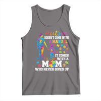 Autism Mom Tank Top Who Never Gives Up Family Support Autistic