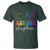 Autism Acceptance T Shirt Advocate Educate Accomodate Include Rainbow Infinity Symbol
