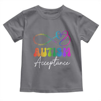 Autism Acceptance Toddler T Shirt Advocate Educate Accomodate Include Rainbow Infinity Symbol