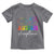 Autism Acceptance Toddler T Shirt Advocate Educate Accomodate Include Rainbow Infinity Symbol