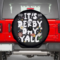 It's Derby Day Y'All Spare Tire Cover Retro Groovy KY Horse Racing