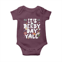 It's Derby Day Y'All Baby Onesie Retro Groovy KY Horse Racing
