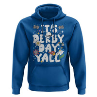 It's Derby Day Y'All Hoodie Retro Groovy KY Horse Racing