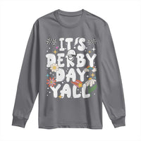 It's Derby Day Y'All Long Sleeve Shirt Retro Groovy KY Horse Racing