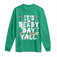 It's Derby Day Y'All Long Sleeve Shirt Retro Groovy KY Horse Racing