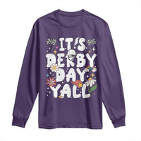 It's Derby Day Y'All Long Sleeve Shirt Retro Groovy KY Horse Racing