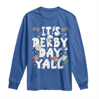 It's Derby Day Y'All Long Sleeve Shirt Retro Groovy KY Horse Racing