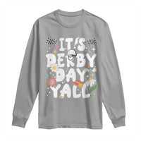 It's Derby Day Y'All Long Sleeve Shirt Retro Groovy KY Horse Racing