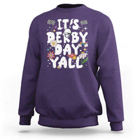 It's Derby Day Y'All Sweatshirt Retro Groovy KY Horse Racing
