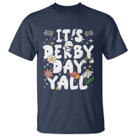 It's Derby Day Y'All T Shirt Retro Groovy KY Horse Racing