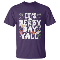 It's Derby Day Y'All T Shirt Retro Groovy KY Horse Racing