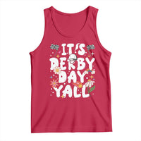 It's Derby Day Y'All Tank Top Retro Groovy KY Horse Racing