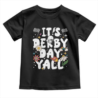It's Derby Day Y'All Toddler T Shirt Retro Groovy KY Horse Racing