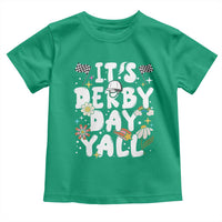 It's Derby Day Y'All Toddler T Shirt Retro Groovy KY Horse Racing