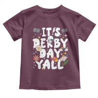 It's Derby Day Y'All Toddler T Shirt Retro Groovy KY Horse Racing