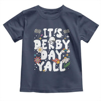 It's Derby Day Y'All Toddler T Shirt Retro Groovy KY Horse Racing
