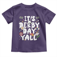 It's Derby Day Y'All Toddler T Shirt Retro Groovy KY Horse Racing