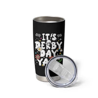 It's Derby Day Y'All Tumbler Cup Retro Groovy KY Horse Racing
