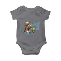 Talk Derby To Me Baby Onesie Funny Horse Racing KY Racing Day