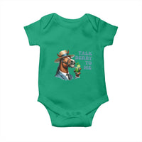 Talk Derby To Me Baby Onesie Funny Horse Racing KY Racing Day