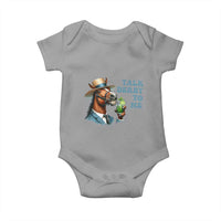 Talk Derby To Me Baby Onesie Funny Horse Racing KY Racing Day