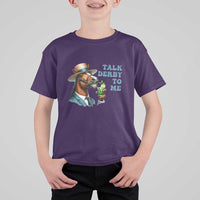Talk Derby To Me T Shirt For Kid Funny Horse Racing KY Racing Day