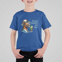 Talk Derby To Me T Shirt For Kid Funny Horse Racing KY Racing Day