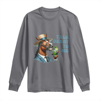 Talk Derby To Me Long Sleeve Shirt Funny Horse Racing KY Racing Day