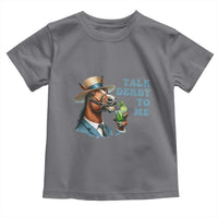 Talk Derby To Me Toddler T Shirt Funny Horse Racing KY Racing Day