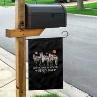 May The Horse Be With You Derby Day 2026 Garden Flag Funny Horse Racing Triple Horse Equestrian Graphic