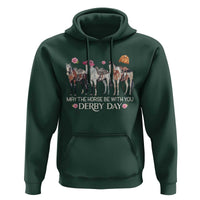 May The Horse Be With You Derby Day 2026 Hoodie Funny Horse Racing Triple Horse Equestrian Graphic