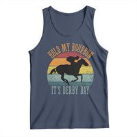 Hold My Bourbon It’s Derby Day Vintage Sunset Tank Top Funny Horse Racing Enthusiast Retro Graphic