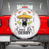 Cinco De Derby Funny Horse Racing Fiesta Spare Tire Cover Mexican Sombrero and Margarita Horse Lover